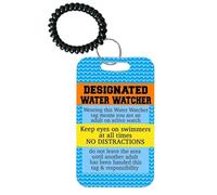 Panneau de sécurité pour piscine, panneau en acrylique pour enfants, panneau de rappel de sécurité créatif, observateur d'eau désigné, accessoires de natation aquatique