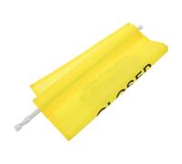 Panneau de Sécurité Suspendu Maintenance Jaune, pour Nettoyage, Portes | Plastique et Tissu, Texte D’avertissement Imprimé, Déploiement Portable, pour Entrées Sanitaires Publiques
