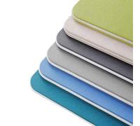 Panneau de séparation acoustique avec 2 clips colorés - Séparateur insonorisant pour bureaux - Taille réglable - 30 x (60120) cm - Bleu 1 - 30 x 120 cm