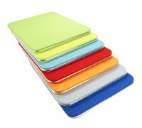 Panneau de séparation acoustique pour table avec 2 clips - Plusieurs tailles et options colorées - Gris - 30 x 50 cm - Solution d'intimité pour bureau