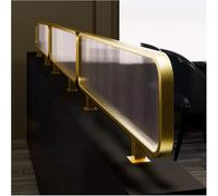 Panneau de séparation de bureau à rayures décoratives - Cloisons de bureau polyvalentes de 50 x 100 cm pour les espaces repas et les séparations basses - Panneaux de séparation élégants pour