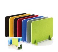 Panneau de séparation de Bureau Acoustique, cloison antibruit idéale pour la Maison, Le Bureau, la bibliothèque et la Salle de Classe - Noir, 40 x 50 cm, pour Une Meilleure Concentration