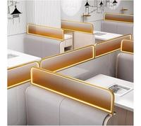 Panneau de séparation de bureau, cloisons de séparation élégantes en fer doré décoratif - Design dégradé pour les espaces repas, 50 x 60 cm, écrans de confidentialité fonctionnels pour la ma