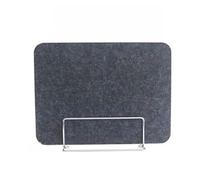 Panneau de séparation de bureau insonorisé et acoustique - Réduction du bruit et intimité visuelle, en feutre avec base métallique robuste pour espaces de travail à domicile et au bureau, no