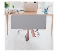 Panneau de séparation de Bureau, Panneau de confidentialité sous Bureau - Panneau sur Mesure pour Bureau de Bureau, Installation Facile grâce à sa Surface en Feutre et Ses Clips de Fixation,