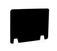 Panneau de séparation de bureau portable en acrylique, écran antibruit pour bureaux et espaces de travail individuels, séparateur d'espace de travail robuste, installation facile, cloison no