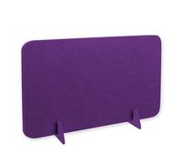 Panneau de séparation de bureau portable rose violet acoustique - Écran antibruit pour préserver l'intimité de votre espace de travail, 59 x 30,5 cm - Cloison de concentration dégagée, desig