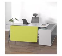 Panneau de séparation de Bureau, sans perçage, Vert, pour préserver l'intimité des Bureaux, 120 x 35 cm | Écran avec Pinces pour cloisons de Bureau, Tables d'étudiants et espaces d'accueil