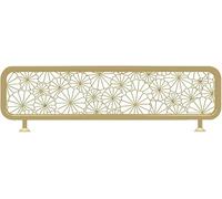 Panneau de séparation de confidentialité en métal pour Bureau, Salle à Manger, Restaurant, Bureau, doré, 40 x 120 cm,Gold-40x120cm/15.74x47.24in
