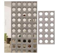 Panneau de séparation en briques creuses, séparateur de pièce, écran d'intimité pour chambre à coucher, salle à manger, fond d'art