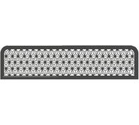 Panneau de séparation métallique pour comptoir de Salle à Manger et cloisons de Restaurant en Verre 50 x 120 cm. Séparateur élégant et Durable pour Une Gestion Efficace de l'espace.