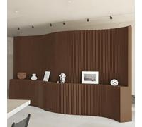 Panneau de séparation Pliable avec Rangement - Cloison intérieure Polyvalente pour la Maison, Le Bureau, Les cafés et Les espaces de Diffusion en Direct - Solution d'intimité élégante et fon