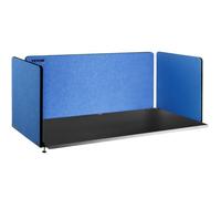 Panneau de Séparation-VEVOR-152x61x61 cm- Panneau Frontal Acoustique Épaisseur Bureau 10-35 mm-Écran de Séparation Espace
