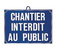 Panneau de signalisation Chantier interdit au public - NESPOLI - 278760