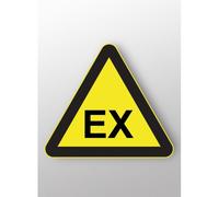 Panneau de signalisation danger - Danger explosif - W016 - ISO 7010 PVC 2 mm