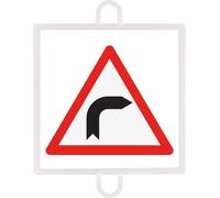 Panneau de signalisation Danger n° 11 (virage à droite)