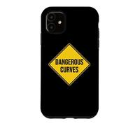 Panneau de signalisation Dangerous Curves Coque pour iPhone 11