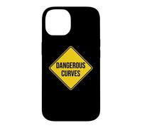 Panneau de signalisation Dangerous Curves Coque pour iPhone 14