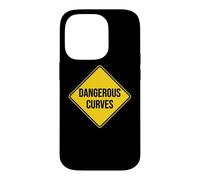 Panneau de signalisation Dangerous Curves Coque pour iPhone 14 Pro
