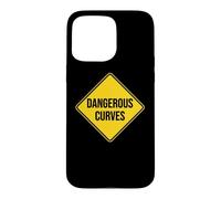 Panneau de signalisation Dangerous Curves Coque pour iPhone 15 Pro Max
