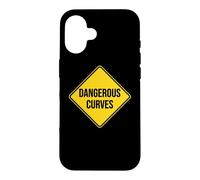 Panneau de signalisation Dangerous Curves Coque pour iPhone 16