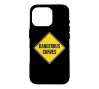 Panneau de signalisation Dangerous Curves Coque pour iPhone 16 Pro