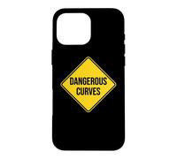 Panneau de signalisation Dangerous Curves Coque pour iPhone 16 Pro Max