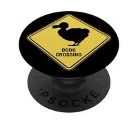 Panneau de signalisation Dodo Crossing PopSockets PopGrip Adhésif