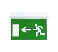 Panneau de signalisation d'urgence avec pictogramme « sortie », matériau durable, idéal pour indiquer les itinéraires d'évacuation dans les bâtiments.