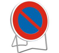 Panneau de signalisation " interdiction de stationner " - diamètre 650 mm TALIAPLAST