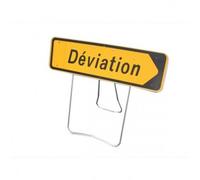 Panneau de signalisation KD22a déviation avec pieds 1000x300mm NADIA SIGNALISATION - DEVIATIONSURPIED