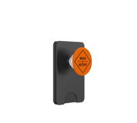 Panneau de signalisation « Man at Work Road » PopSockets PopWallet pour MagSafe
