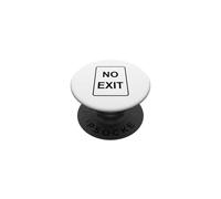 Panneau de signalisation « No Exit » PopSockets PopGrip Adhésif