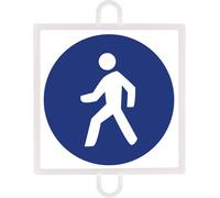 Panneau de signalisation obligacion nr. 3 (piéton)