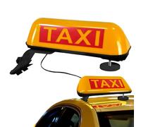 Panneau de signalisation pour véhicule - Affichage magnétique LED, lampe de voiture 12 V, tableau d'indicateurs lumineux, dispositif d'alerte Rideshere, signalisation d'urgence | Panneau