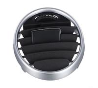Panneau de sortie d'air pour tableau de bord - Grille de ventilation ronde en ABS - Pour Benz W164 ML350 GL350 et GL350 (noir moyen)