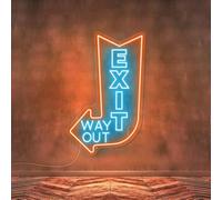 Panneau de sortie néon fait à la main : panneaux de sortie pour décoration de chambre, éclairage d'urgence pour restaurant, centre commercial, supermarché, hôtel, bureau, décoration personnalisée