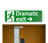 Panneau de sortie spectaculaire : construction en acrylique, design compact et style décoratif amusant, fonction d'affichage facile | Idéal pour la décoration murale de la chambre