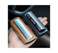 Panneau de stationnement temporaire pour voiture avec plaque d'immatriculation cachée phosphorescente et protection de la vie privée