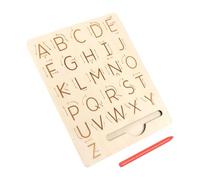 Panneau de suivi de l'alphabet pour,Jouet d'apprentissage en bois double face,Conseil d'apprentissage précoce - Pour l'école salle de jeux de classe garçons filles école maison camp d'été