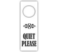 Panneau de suspension de porte Quiet Please MySigncraft