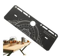 Panneau de table - Acrylique Installation de carte de table | Support lumineux de panneau de table de camping | Precise Fit High-Clarity Accessories for External Sports Adults Teens Women Men