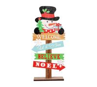 Panneau de table de Noël en bois, décoration de table de Noël | Panneau décoratif de table de Noël,Pièce maîtresse en bois de joyeux Noël pour la fête du Nouvel An, vacances