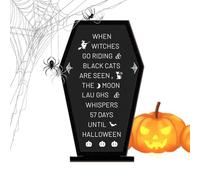 Panneau De Table Pour Halloween Panneau à Messages Gothique Effrayant
