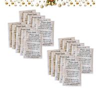 Panneau De Texte For Courtepointe De Prière - Projet De Couture Chrétienne, Écusson Religieux Chrétien À Coudre, Tissu Avec Poème Pré-imprimé, For Les Cadeaux De Réconfort Des Églises.(20pcs)