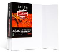 Panneau De Toile 15x20, 100% Coton 12-Pack De Canvas Toile Peinture, Toile À Peindre, Panneau Toile Peinture, Tableau Peinture, Tableau Toile A Peindre Coton, Tableau A Peindre, Carton Entoilé