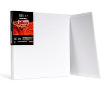 Panneau De Toile 30x30, 100% Coton 8-Pack De Canvas Toile Peinture, Toile À Peindre, Panneau Toile Peinture, Tableau Peinture, Tableau Toile A Peindre Coton, Tableau A Peindre, Carton Entoilé