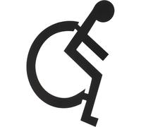 Panneau de Toilettes pour Handicapés Unisexe en Acier Inoxydable Noir | Installation Facile, Marquage Clair, Visible de Loin, pour Bâtiments Commerciaux et Restaurant, Ne Ternit Pas