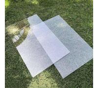 Panneau de Toit en Polycarbonate Transparent, Protection UV, pour fenêtres, abris de Jardin, Cadres Photo, Peinture, projets d'affichage, 3 mm, 20 x 40 cm