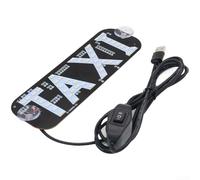 Panneau de toit LED Taxi avec modes d'éclairage rouge et vert alimenté par USB Design compact pour une installation facile sur le toit des voitures et